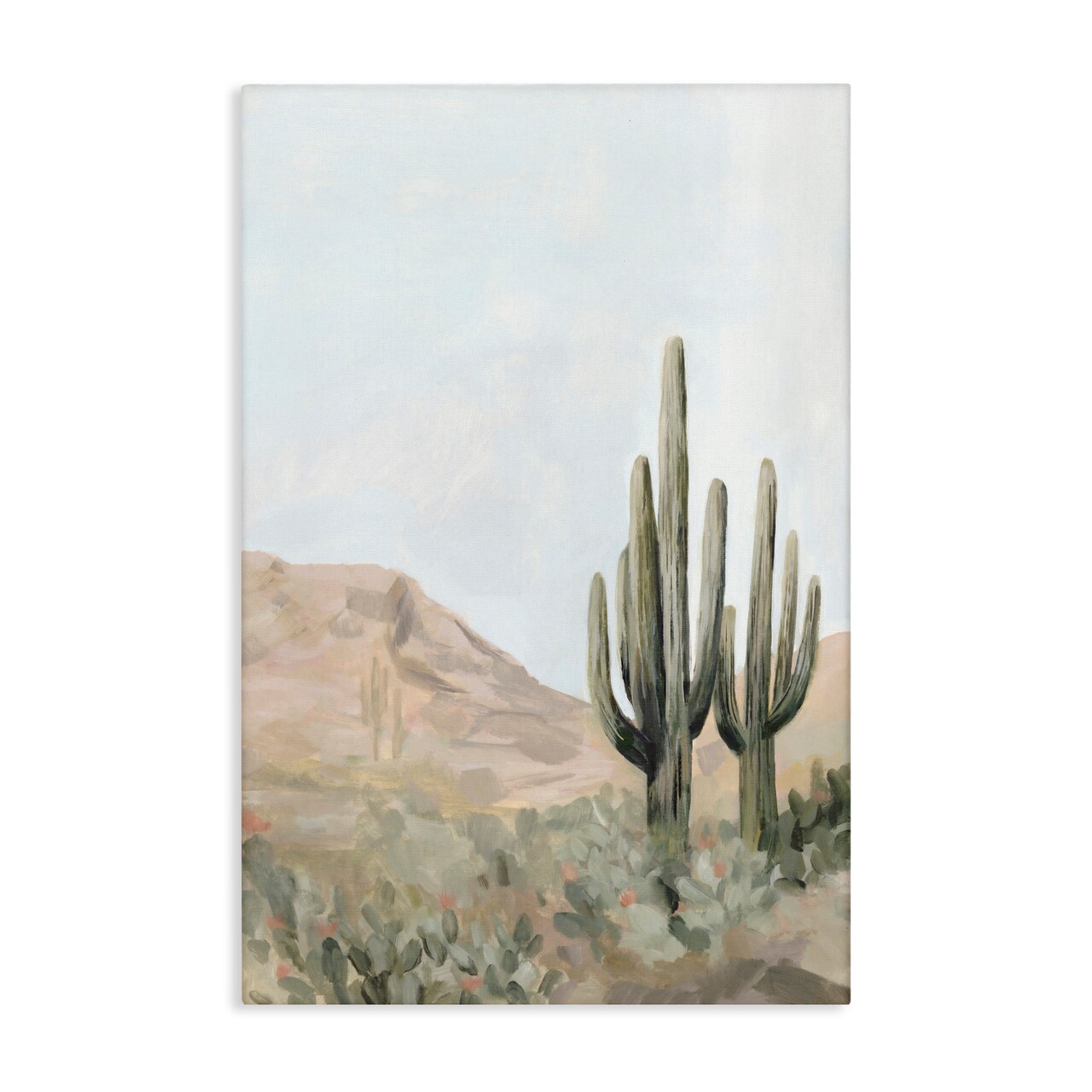 Stupell Industries Desert Tranquility Cacti Canvas, design by Hannah Dawson